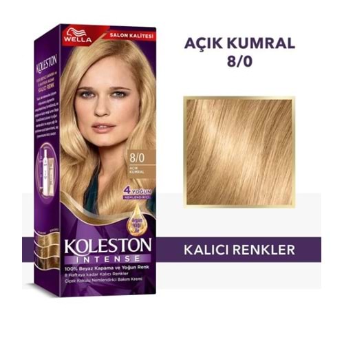 Koleston Intense 8/0 Açık Kumral