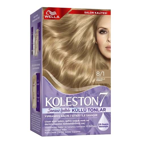 Koleston Supreme Kit 8/1 Açık Küllü Kumral
