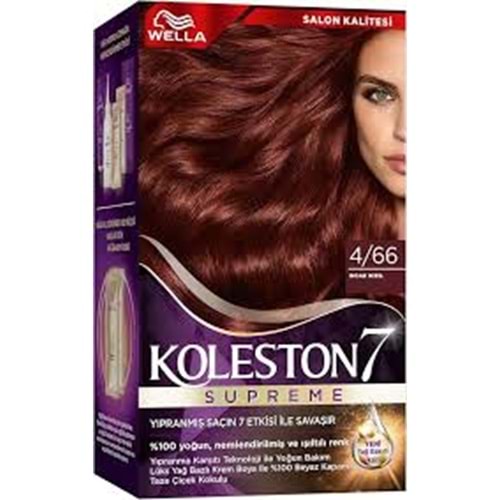 Koleston Supreme Saç Boyası 4/66 Sıcak Kızıl