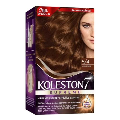 Koleston Supreme Kit 5/4 Açık Kestane