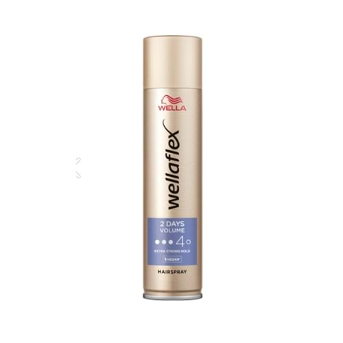 Wella Wellaflex 2 Days Volume 2 Gün Boyunca Hacim Veren Saç Spreyi Extra Strong Hold 400 ml - 4/5 Hold