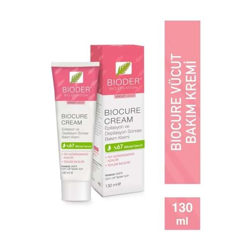 Bioder Biocure Cream 130 ml Tüy Azaltıcı Krem Vücut Bölgesi Için