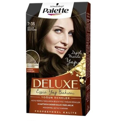 Palette Deluxe Saç Boyası Küllü Kestane 7-36