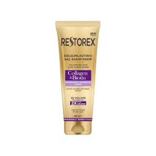 Restorex Dolgunlaştırıcı Saç Bakım Kremi Collagen & Biotin 250 Ml