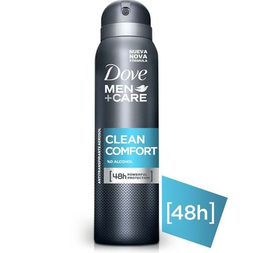 Dove Clean & Comfort Anti-Perspirant Erkek Deodorant Sprey 150 ml
