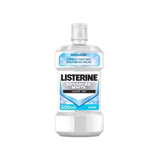 Listerine Advanced White Hafif Tat 500 ml