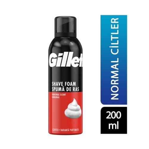Gillette Tıraş Köpüğü Original 200ml
