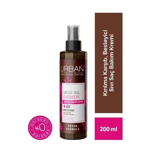 Urban Care Argan Yağı&Keratin Sıvı Saç Bakım Kremi 200 ml