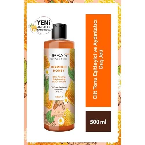 Urban Care Turmeric Honey Cilt Tonu Esitleyici Ve Aydınlatıcı Duş Jeli 500 Ml