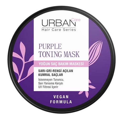 Urban Care Mor Turunculaşma Karşıtı Yoğun Saç Bakım Maskesi-230ml-vegan