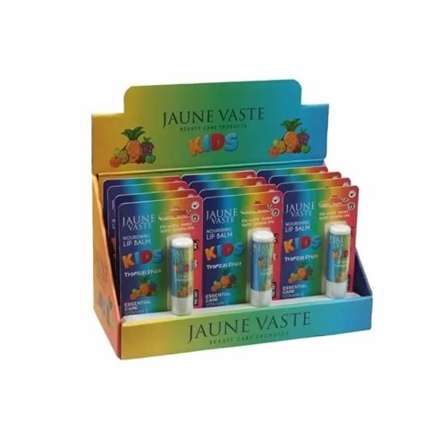 Jaune Vaste Kids Lip Stick 12 Li Stand
