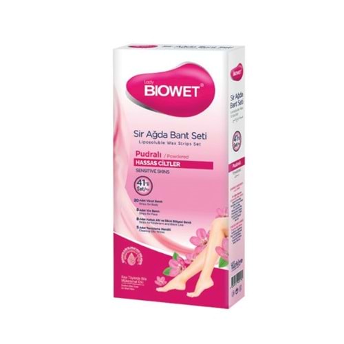 Lady Biowet Sir Ağda Bant Seti 4 lü Pudralı