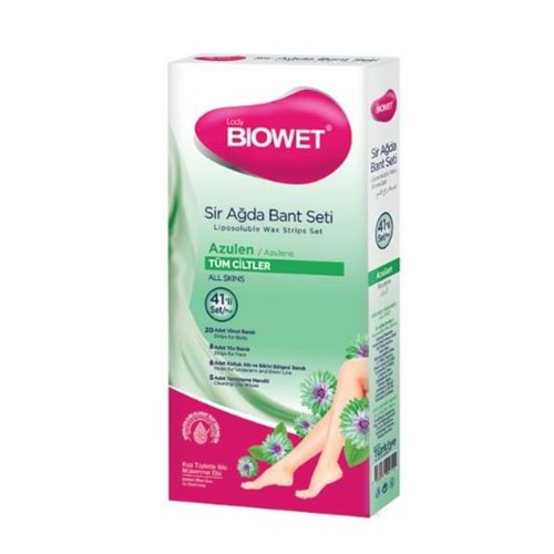 Lady Biowet Sir Ağda Bant Seti 4 lü Azulen