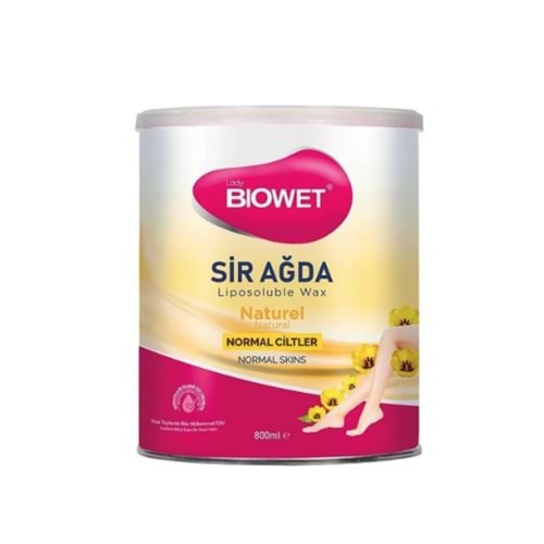 Lady Biowet Biowet Konserve Sir Ağda Normal Ciltler İçin Naturel 800 ml