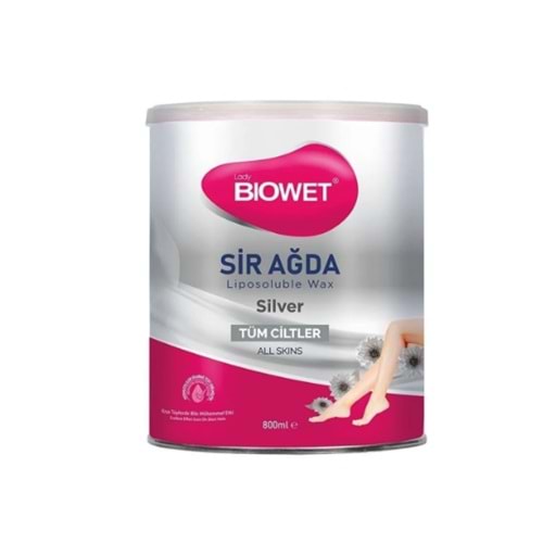Lady Biowet Biowet Konserve Sir Ağda Tüm Ciltler İçin Silver 800 ml