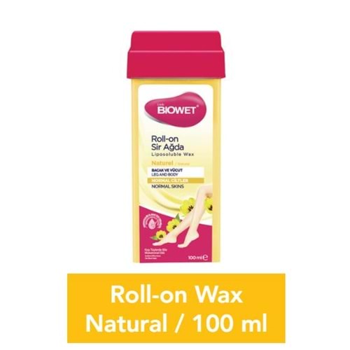 Lady Biowet Roll-On Sir Ağda Naturel 100 Ml