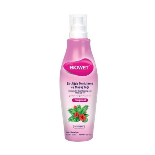 Lady Biowet Sir Ağda Temizleme ve Masaj Yağı 150 ml Tropikal