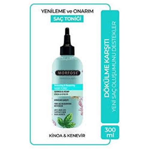 MORFOSE YAPILANDIRICI VE ONARICI SAÇ TONİĞİ - KINOA KENEVİR 300 ML