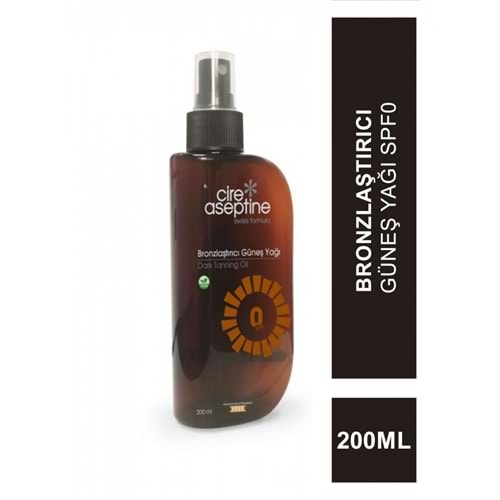CIRE ASEPTINE BRONZLAŞTIRICI GÜNEŞ YAĞI 200ml