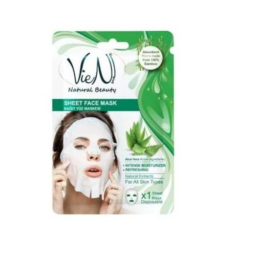 Vien Kağıt Yüz Maskesi Aloevera 25 gr
