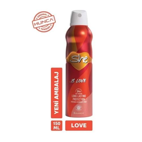She Love Kadın Deodorant 150 ml