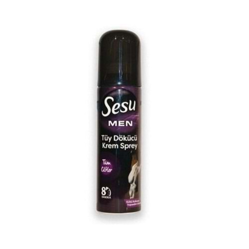 Sesu Men Tüy Dökücü Krem Sprey 150 ml