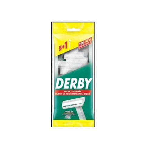 Derby 5 +1 Poşet Tek bıçaklı