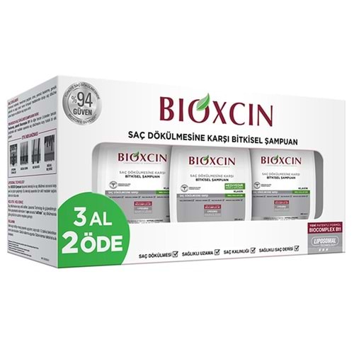 Bioxcin Genesis 3 Al 2 Öde Yağlı Saçlar Için Şampuan 3*300ml