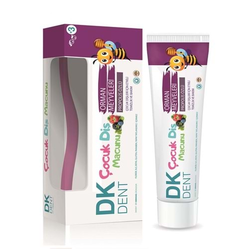 Dermokil Dk Dent Çocuk Diş Macunu Orman Meyveleri Özlü 50 ml Diş Fırçası