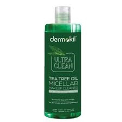 Dermokil Çay Ağacı Yağı Ultra Clean Makyaj Temizleme Suyu 400 ml