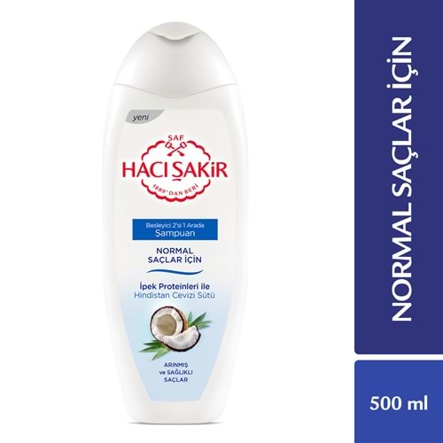 Hacı Şakir 2 Si 1 Arada Hindistan Cevizi Şampuan 500ML