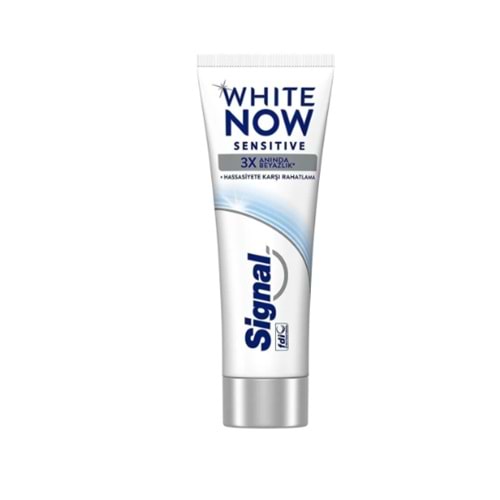 Signal Diş Macunu White Now Sensitive Anında 3 Kat Beyazlık 75 ML