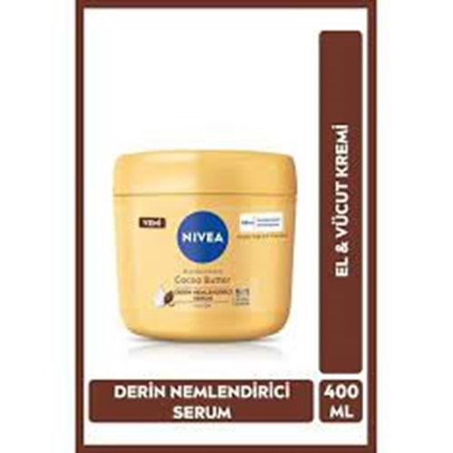 Nivea El Ve Vücut Bakım Kremi Cocoa Butter 400 Ml