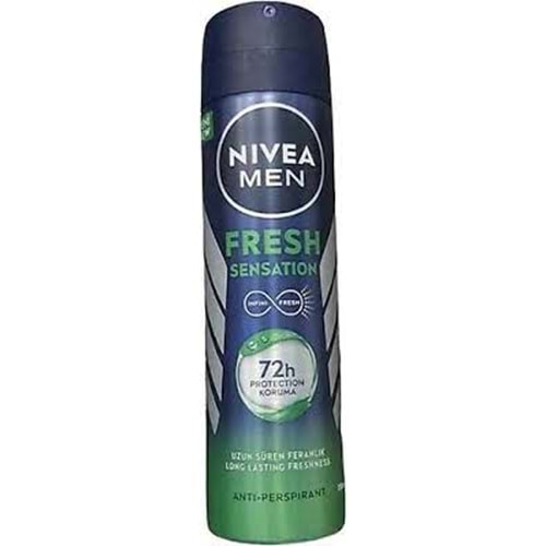 Nivea Men Fresh Sensation Sprey Deodorant 150 Ml