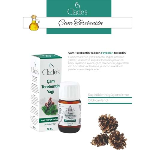 Clades Çam Terebenti Yağı 20 Ml