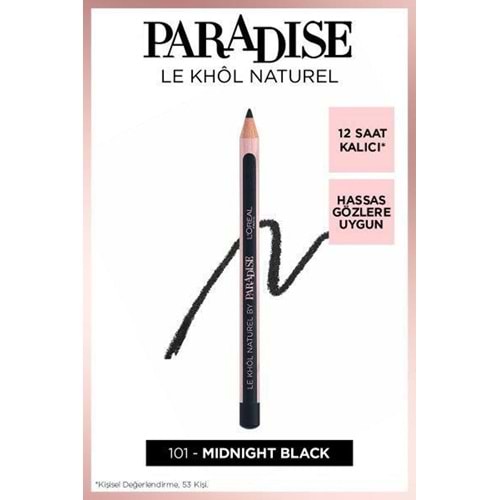 LOreal Paris Superliner Le Khol Eyeliner 101 Midnight Black 9g