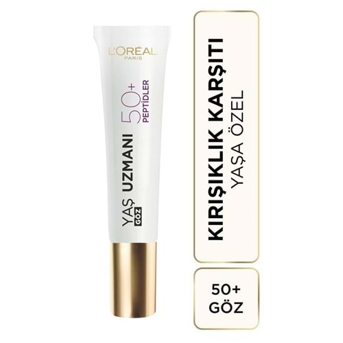 Loreal Paris Yaş Uzmanı 50+ Kırışıklık Karşıtı Yenileyici Göz Kremi