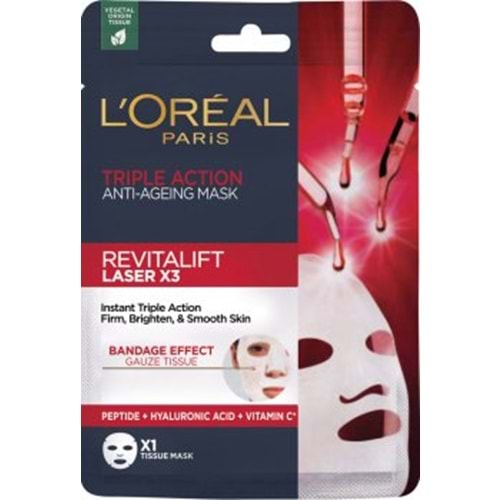 Loreal Paris Revitalift Lazer X3 Yaşlanma Karşıtı Maske