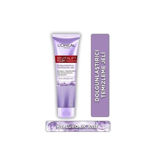 Loreal Paris Revitalift Filler Hyaluronik Asit Dolgunlaştırıcı Yüz Temizleme Jeli 150 Ml