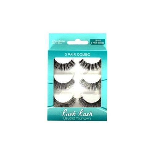 Lush Lash Takma Kirpik 3 Pair Combo