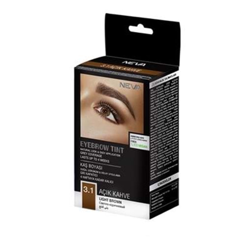 NevaEyebrow Tınt Kaş Boyası 15ml 3.1 Açık Kahve