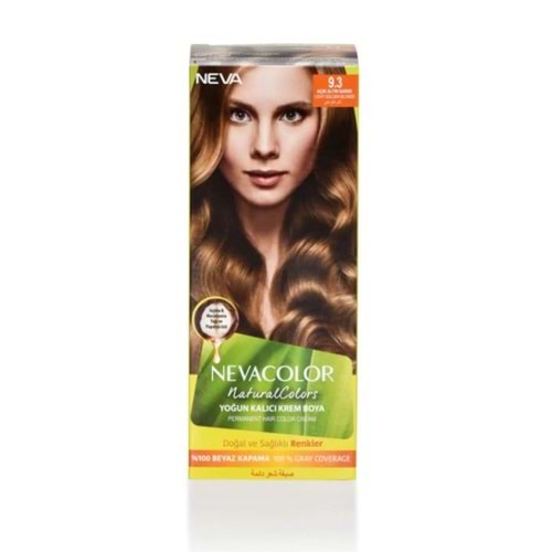 Neva Color Natural 9.3 Açık Altın Sarısı Saç Boyası