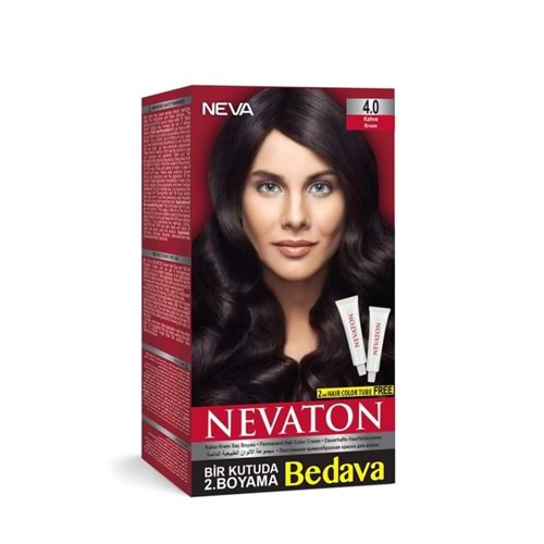 Nevaton 2 Li Saç Boyası 4.0 Kahve