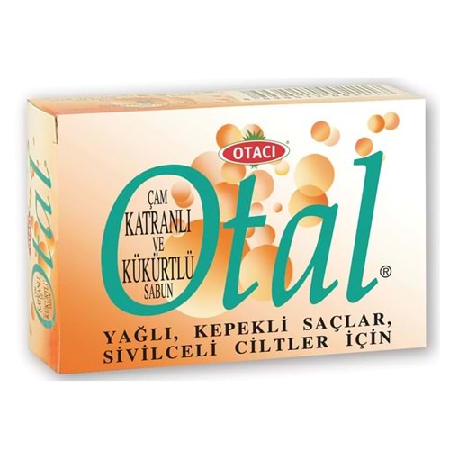 Otacı Otal Çam Katranlı Ve Kükürtlü Sabun 80 gr Yağlı Kepekli Saç
