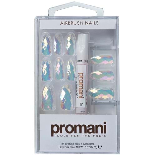 Promani Şeffaf Kristal Takma Tırnak Kiti