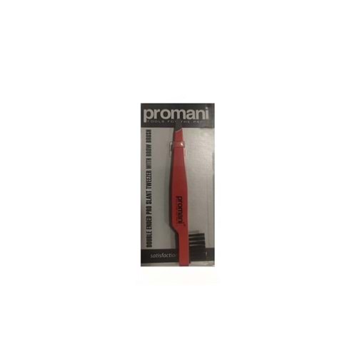 Promani Pr-929 Eğik Uçlu Kaş Fırçalı Cımbız PR-929