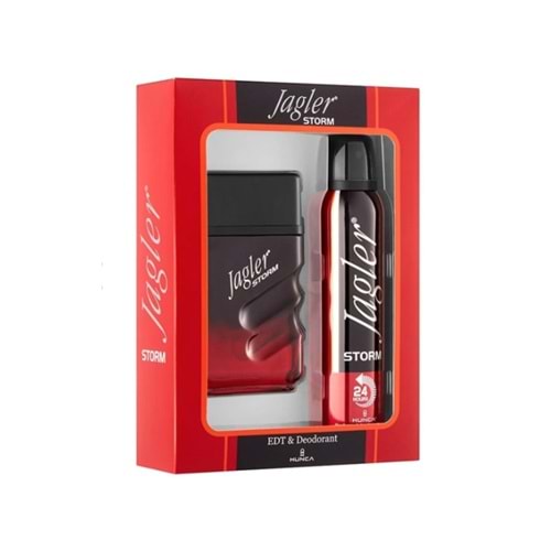 Jagler Storm Erkek Parfüm Seti 90 ml Edt 150 ml Deodorant