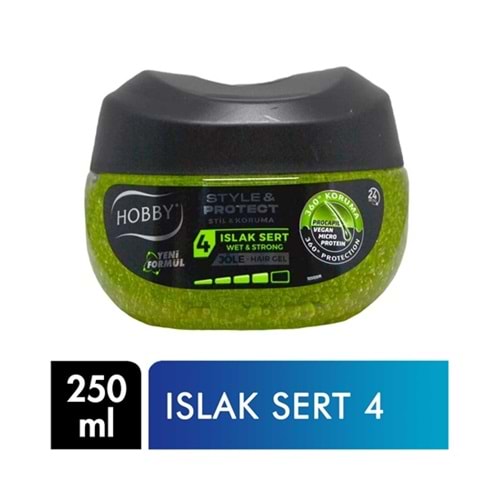 Hobby S&p Hair Gel 250ml Islak Sert (wet Strong) JÖLE Ho