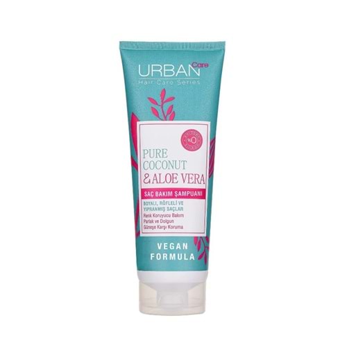 Urban Care Pure Coconut&aloe Vera Boyalı Saçlara Özel Renk Koruyucu Şampuan-250ml