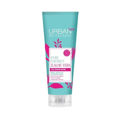 Urban Care Pure Coconut&aloe Vera Boyalı Saçlara Özel Renk Koruyucu Saç Bakım Kremi 250ml